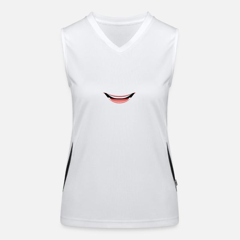 Masque facial bouche nez couverture bouche visage Débardeur respirant contrasté Femme