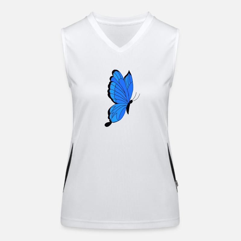 papillon Débardeur respirant contrasté Femme