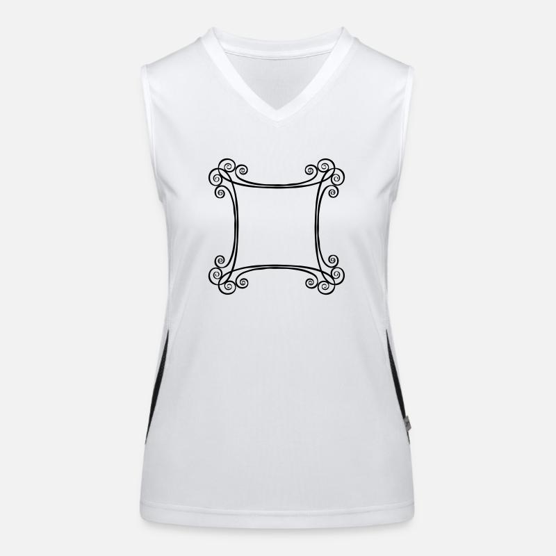 Decoration Decorative Frame Women's Functional Contrast Tank Top