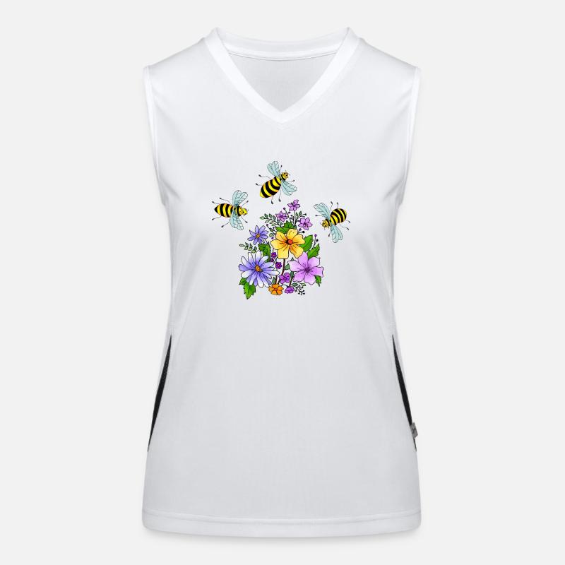 Insectes Débardeur respirant contrasté Femme