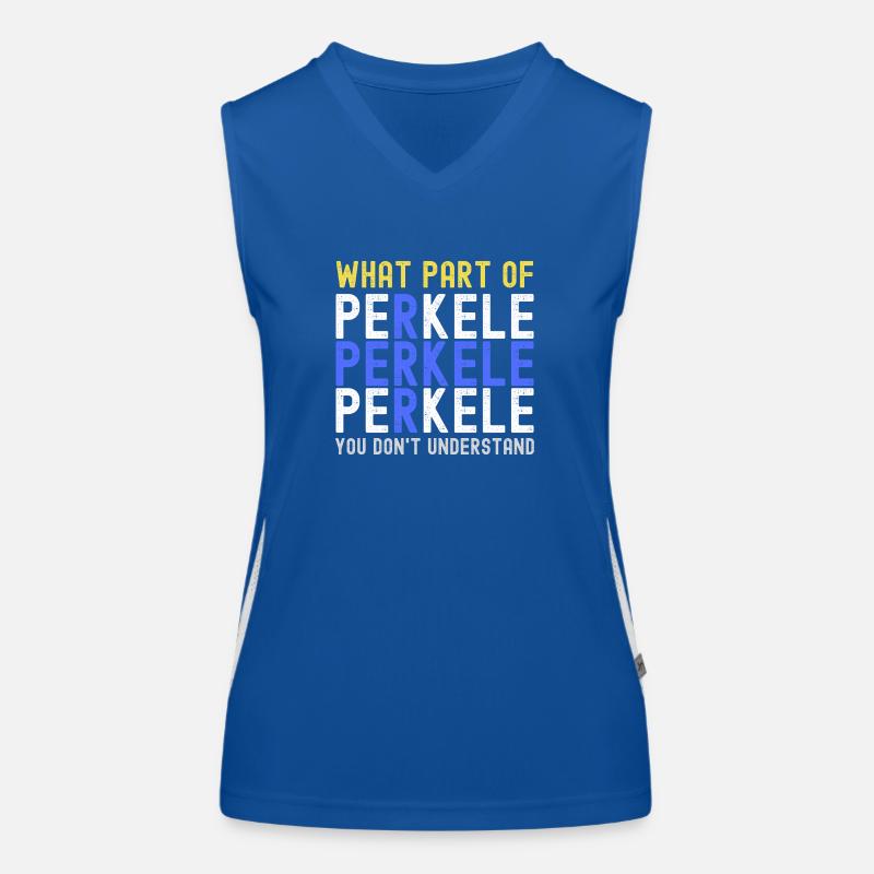 What part of the devil don't you get? Women's Functional Contrast Tank Top