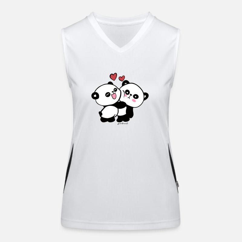 Panda skadouch 2 Women's Functional Contrast Tank Top