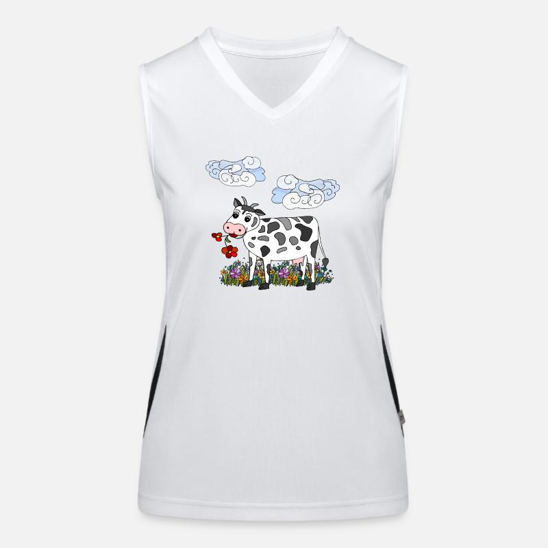 Vache Débardeur respirant contrasté Femme