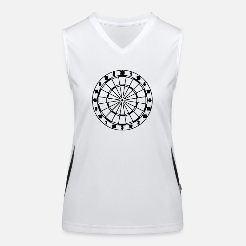 Darts Darts Dartboard Darts Darts Player Sport 7 Women's Functional Contrast Tank Top