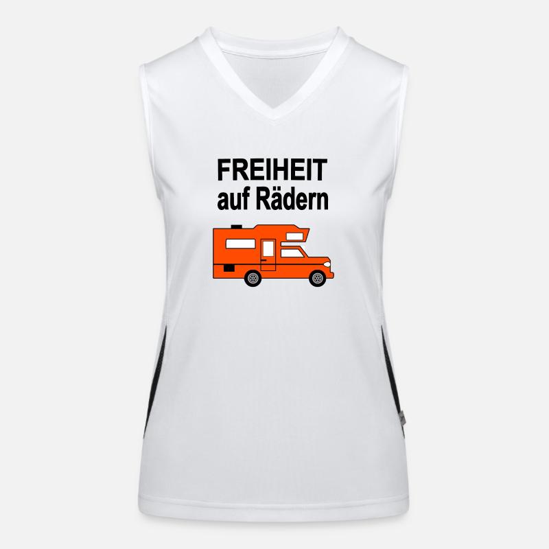 Camper Funktionelles Kontrast-Tank Top für Frauen