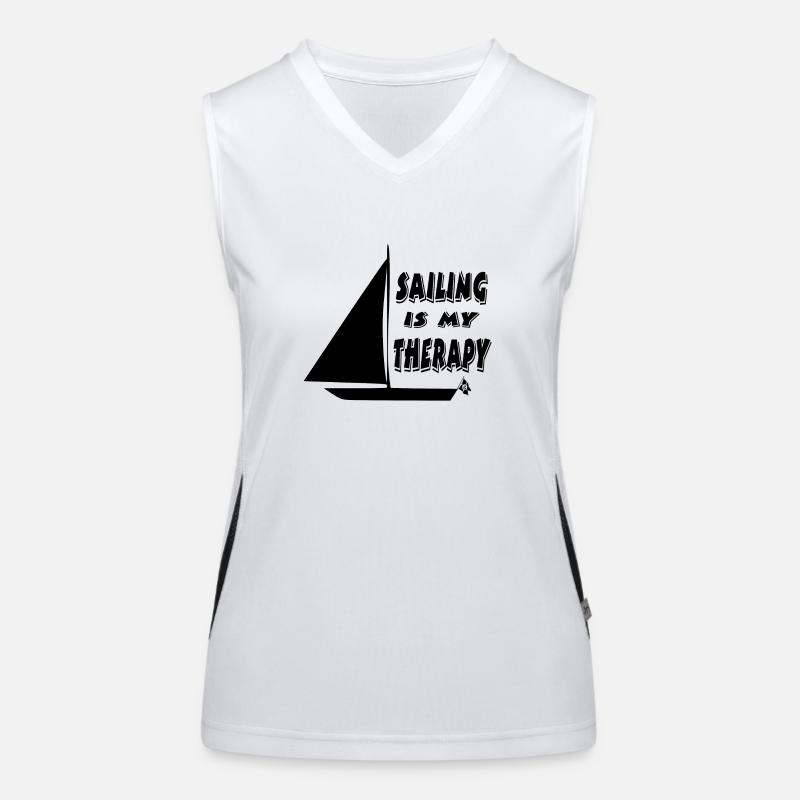 Segeln Funktionelles Kontrast-Tank Top für Frauen