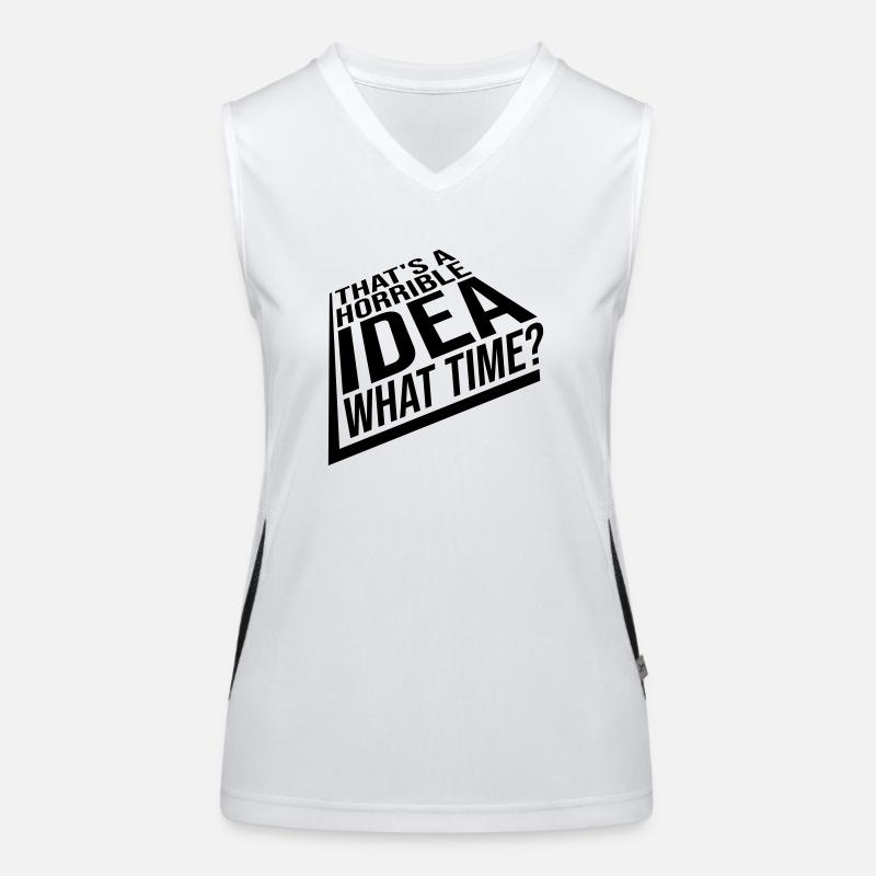 Thats a horrible Idea Women's Functional Contrast Tank Top