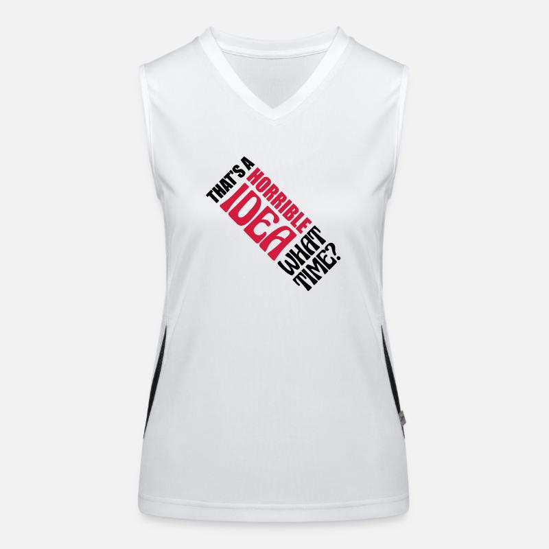 C’est une idée horrible Débardeur respirant contrasté Femme