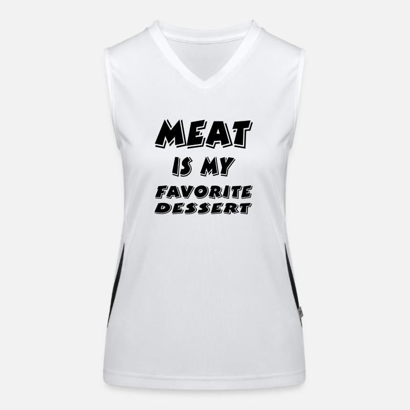 Fleisch Funktionelles Kontrast-Tank Top für Frauen