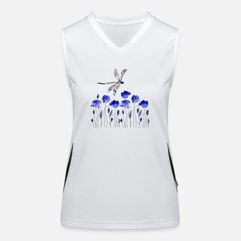 Libellule Débardeur respirant contrasté Femme