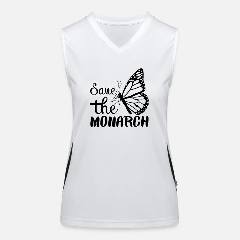 Save The Monarch Women's Functional Contrast Tank Top