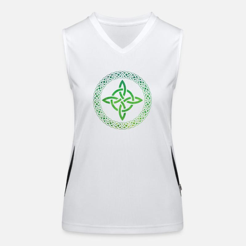 Celtic Knot Women's Functional Contrast Tank Top