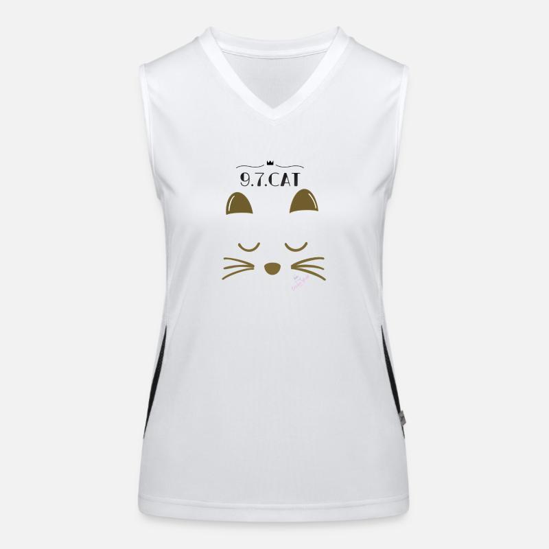 97cat Débardeur respirant contrasté Femme