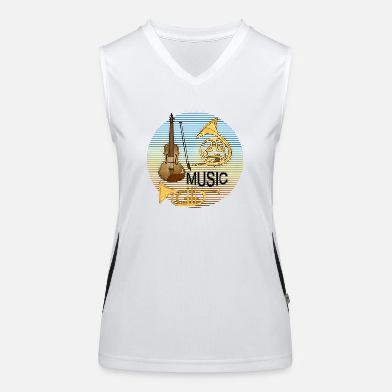 Musical instruments Women's Functional Contrast Tank Top