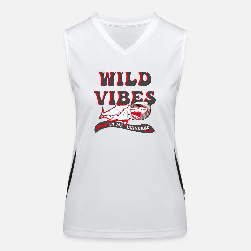 Wild Catch - Shark Women's Functional Contrast Tank Top