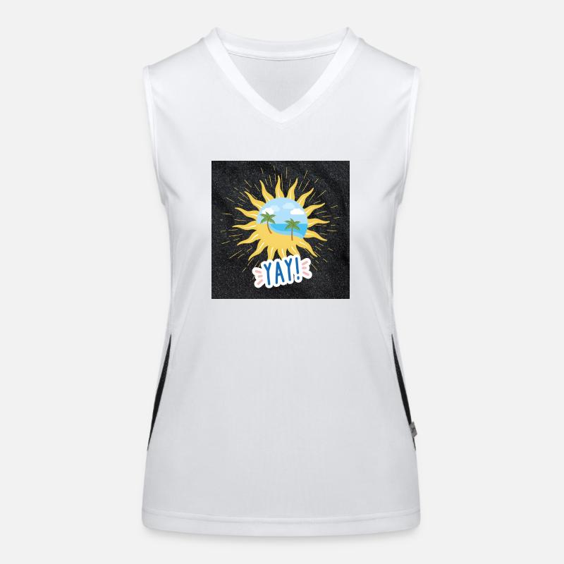 Sommer Funktionelles Kontrast-Tank Top für Frauen