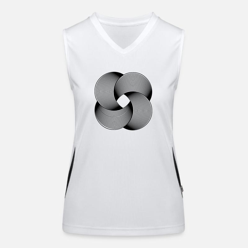 Graphic Art Débardeur respirant contrasté Femme