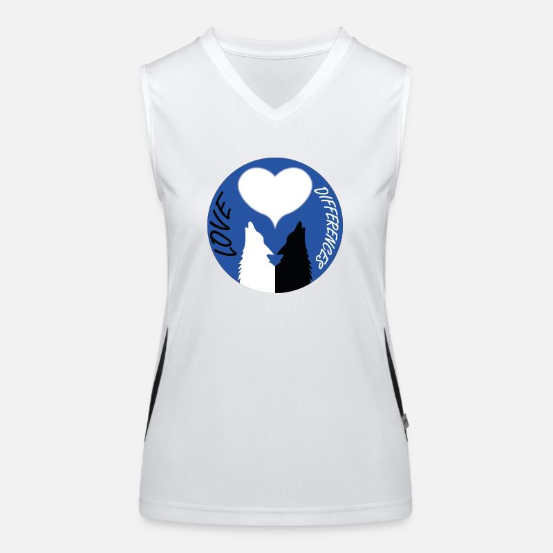 Différences amoureuses Débardeur respirant contrasté Femme