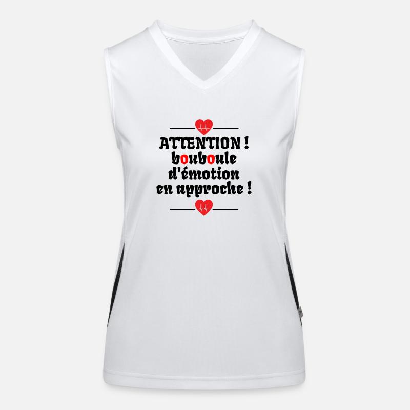 bouboule d'émotion Débardeur respirant contrasté Femme