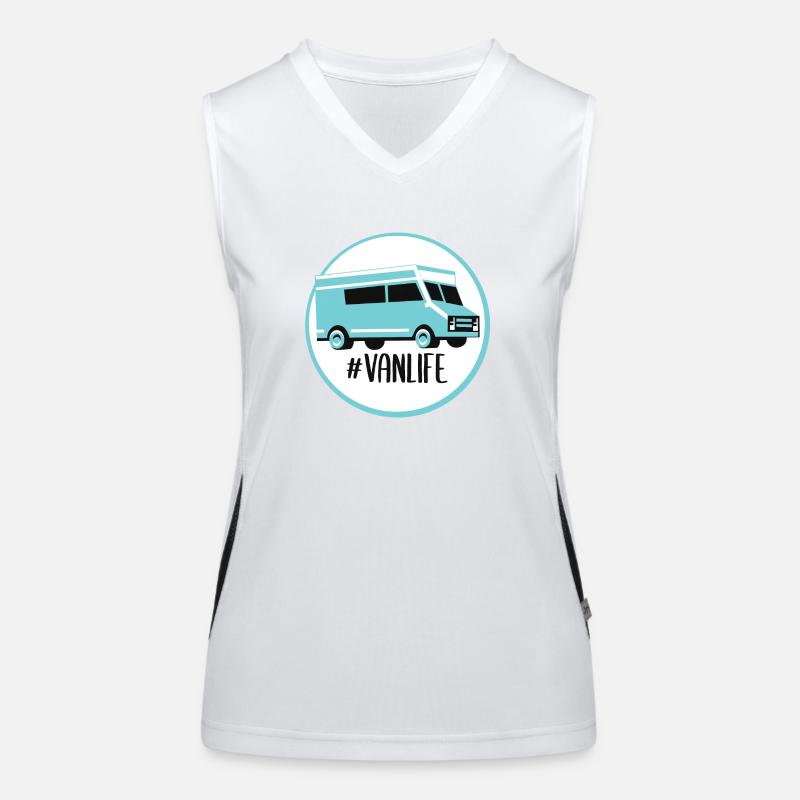 Wohnmobil Camper Wohnwagen Van RV Van Life Funktionelles Kontrast-Tank Top für Frauen