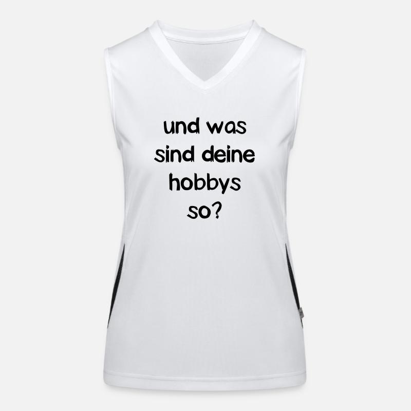 hobbys Funktionelles Kontrast-Tank Top für Frauen