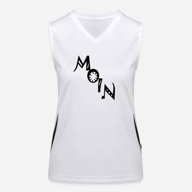 Moin, moinmoin Funktionelles Kontrast-Tank Top für Frauen