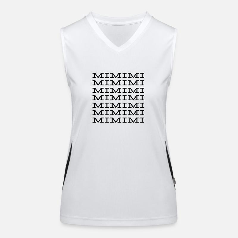 mimimi tshirt Funktionelles Kontrast-Tank Top für Frauen