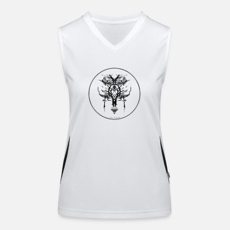 Mystic Collection ~ black tatoo ~ n°1 Women's Functional Contrast Tank Top