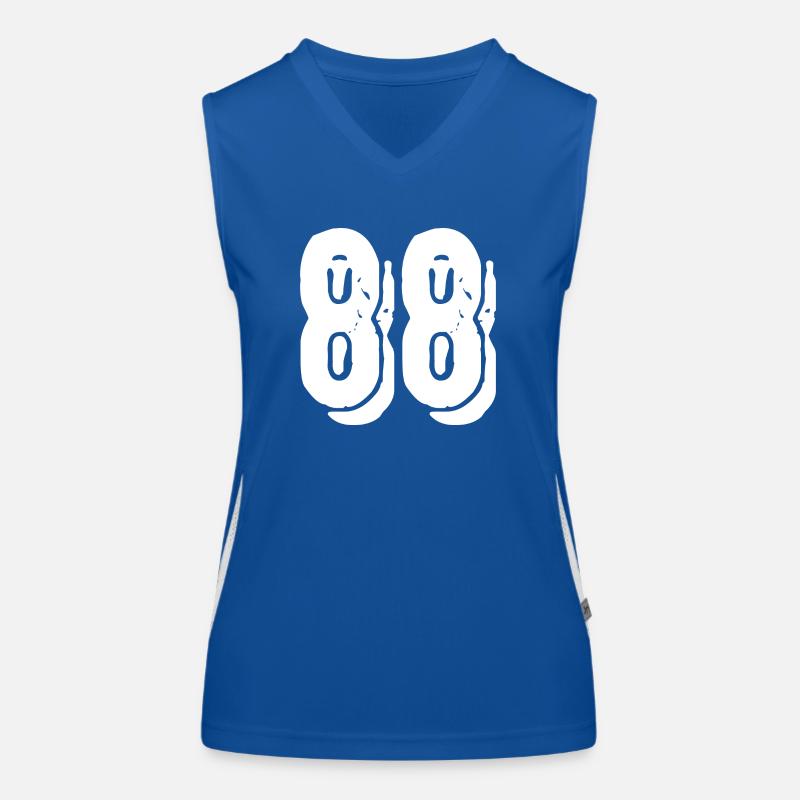 Maillot à 88 numéros Débardeur respirant contrasté Femme