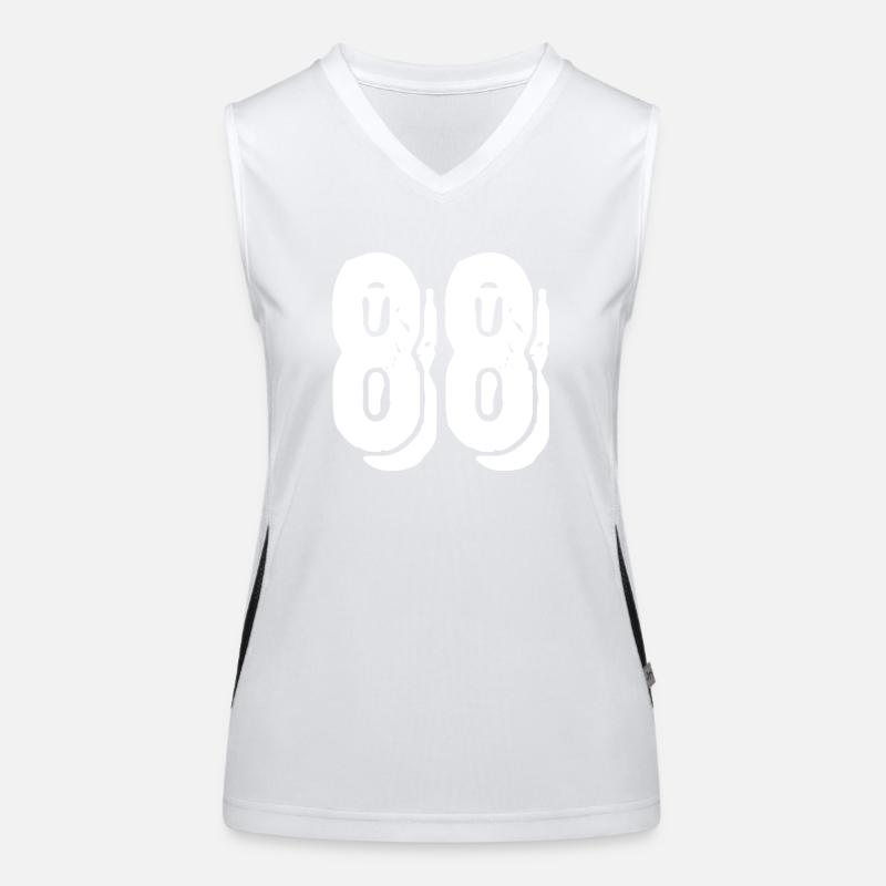 Maillot à 88 numéros Débardeur respirant contrasté Femme