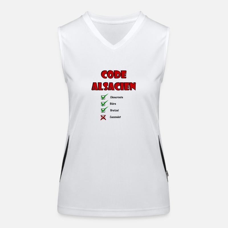 Code Alsacien Débardeur respirant contrasté Femme