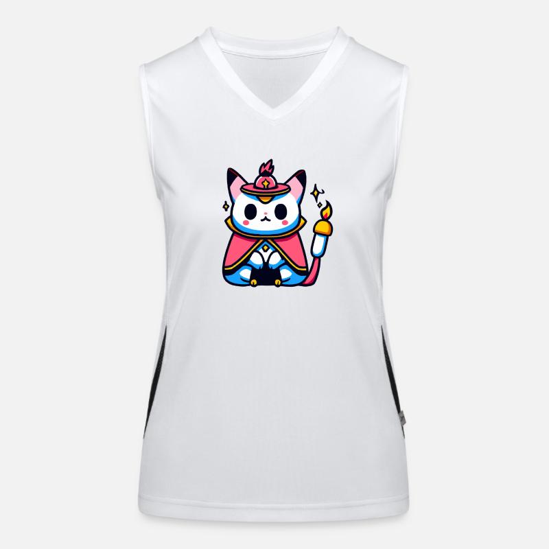 Magic cat Women's Functional Contrast Tank Top
