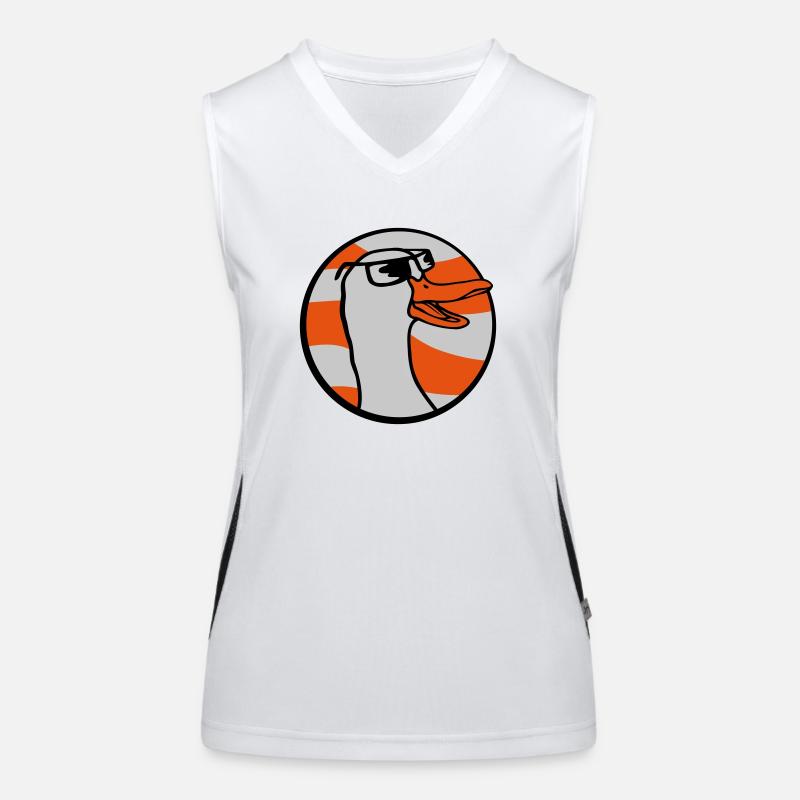 Circle Logo Sunglasses Goose Women's Functional Contrast Tank Top