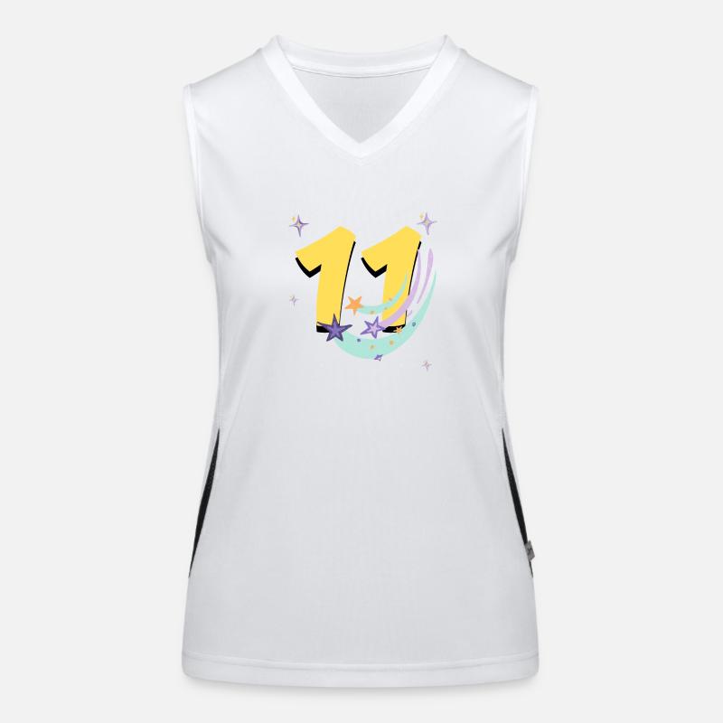 11th Anniversary (11-year gift) Women's Functional Contrast Tank Top