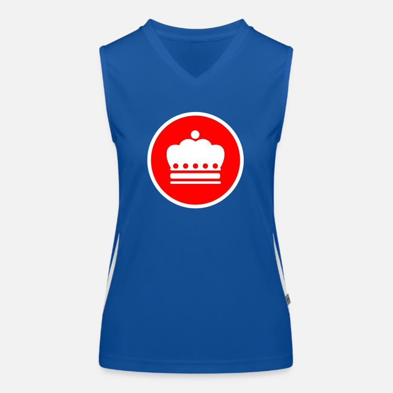 Crown icon Women's Functional Contrast Tank Top