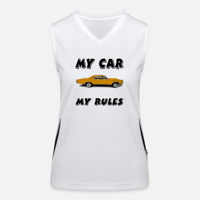 Auto Funktionelles Kontrast-Tank Top für Frauen