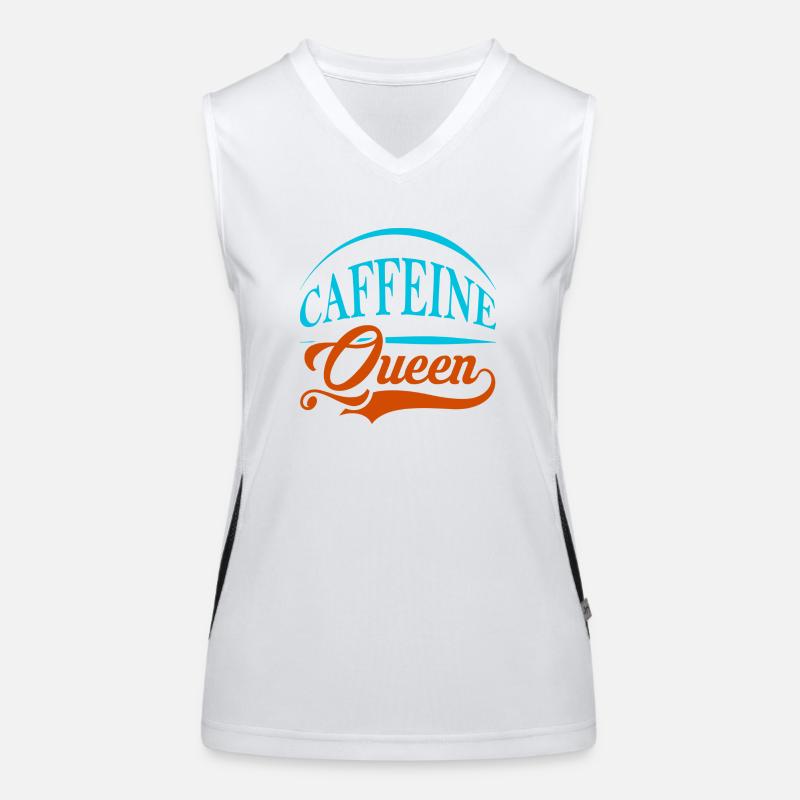 Caffeine Queen Women's Functional Contrast Tank Top