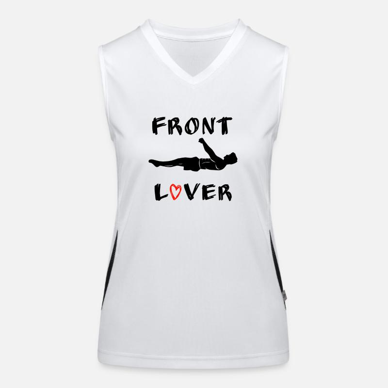 Front Lover, Front Lever Calisthenics Women's Functional Contrast Tank Top