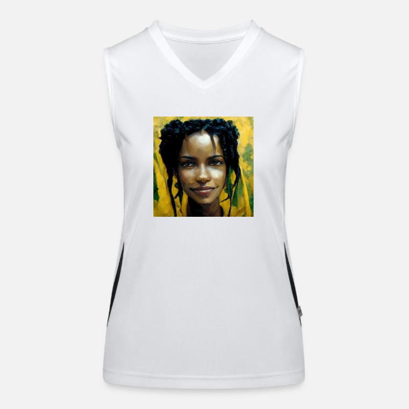 Astronaute Rasta Débardeur respirant contrasté Femme