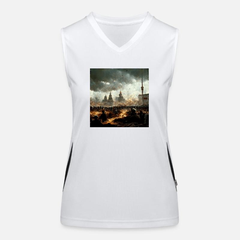 Der Krieg Ist Vorbei Funktionelles Kontrast-Tank Top für Frauen