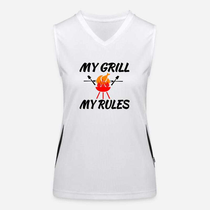 Grillen Funktionelles Kontrast-Tank Top für Frauen