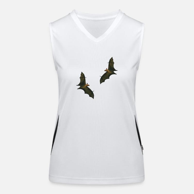 dancing fruit bats Women's Functional Contrast Tank Top