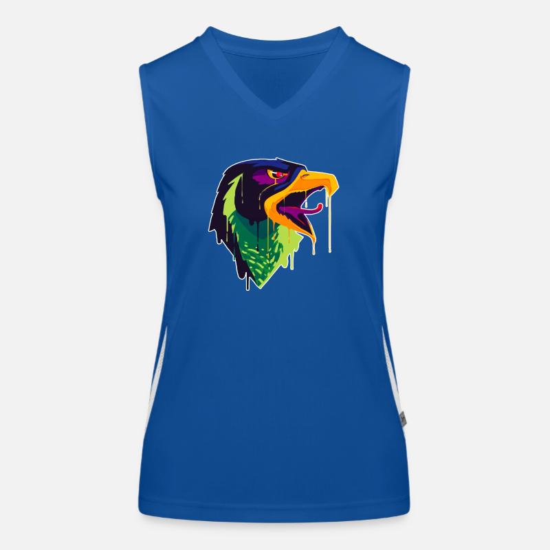 A Beautiful and Fun Griffin Eagle Design Women's Functional Contrast Tank Top