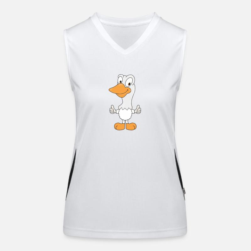 GANS - SUPER - TIERISCH - GUT - SPITZE - GENIAL Funktionelles Kontrast-Tank Top für Frauen