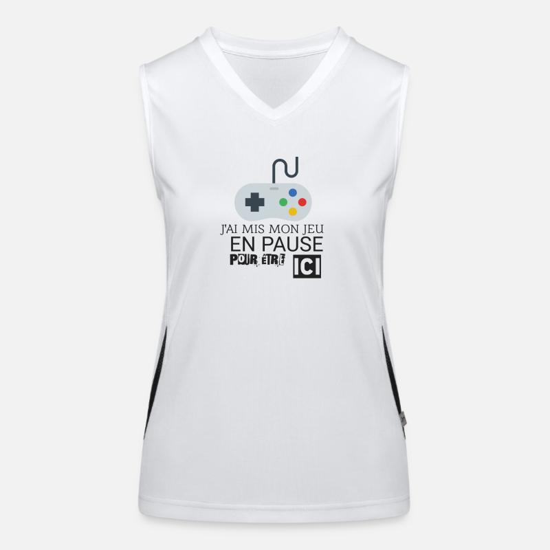 JEU EN PAUSE Débardeur respirant contrasté Femme