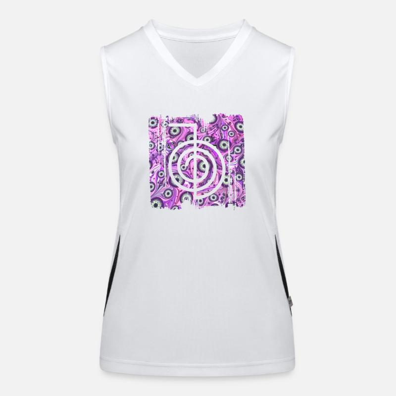 cho ku rei e 6 Women's Functional Contrast Tank Top