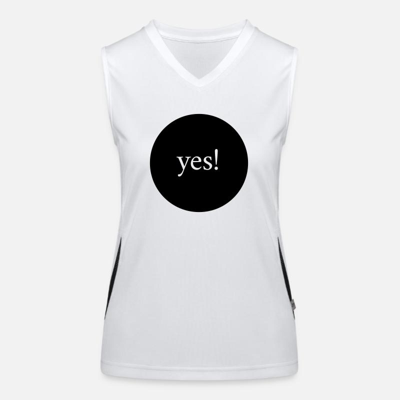yes! Women's Functional Contrast Tank Top