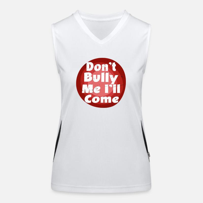 Don't Bully Me I'll Come Funny Video Games Débardeur respirant contrasté Femme