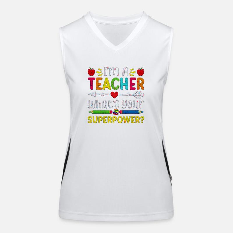 Étudiant 2023 Diplôme d’école d’enseignant d’étudiant du secondaire Débardeur respirant contrasté Femme