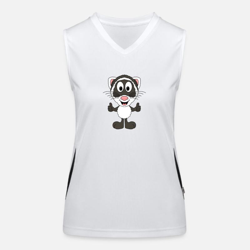 FRETTCHEN - TIERISCH - GUT - TIER - KIND Funktionelles Kontrast-Tank Top für Frauen